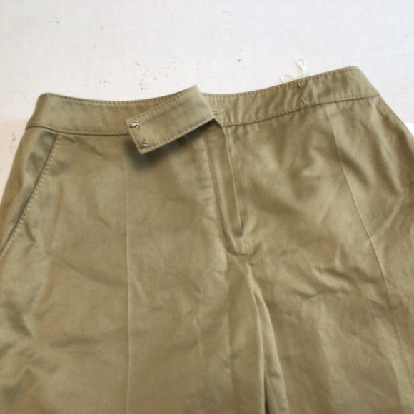 NWT VALENTINO Wide Crop Cotton/Silk Blend Utility Trousers Size 10 - Picture 3 of 9